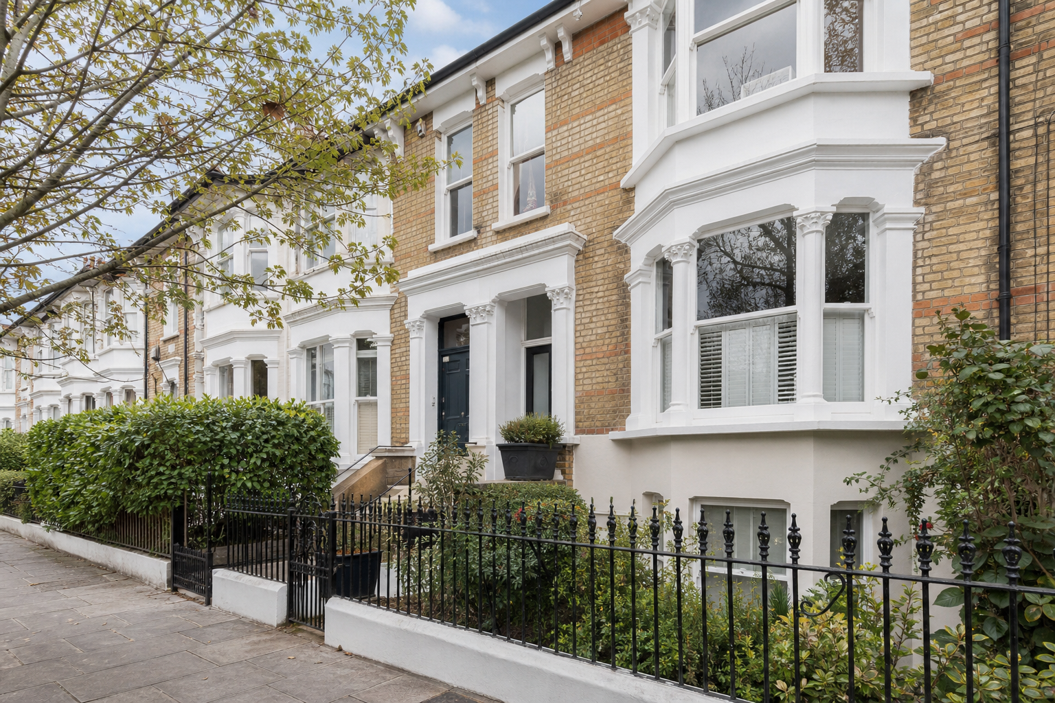Illustrative Victorian terrace for the sample brief